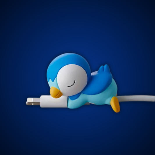 Pokemon PIPLUP SLEEPING - Cable Bite