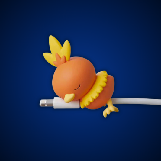 Pokemon TORCHIC SLEEPING - Cable Bite