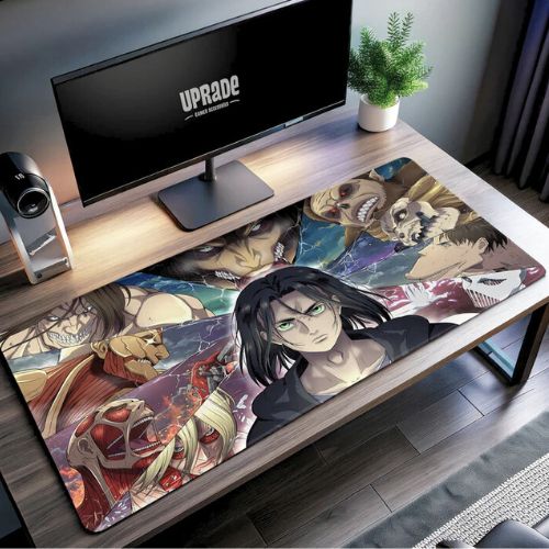 Attack on Titan Eren Armored Female Titan Jaw desk mat mouse pad