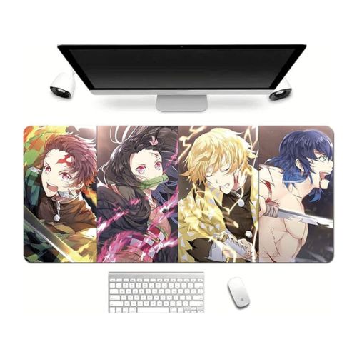 demon slayer kimetsu no yaiba tanjiro nezuko inosuke zenitsu desk mat